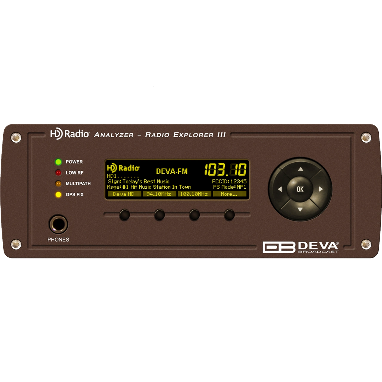 DEVA Broadcast RE3-HD Advanced Mobile Radio Analyzer
