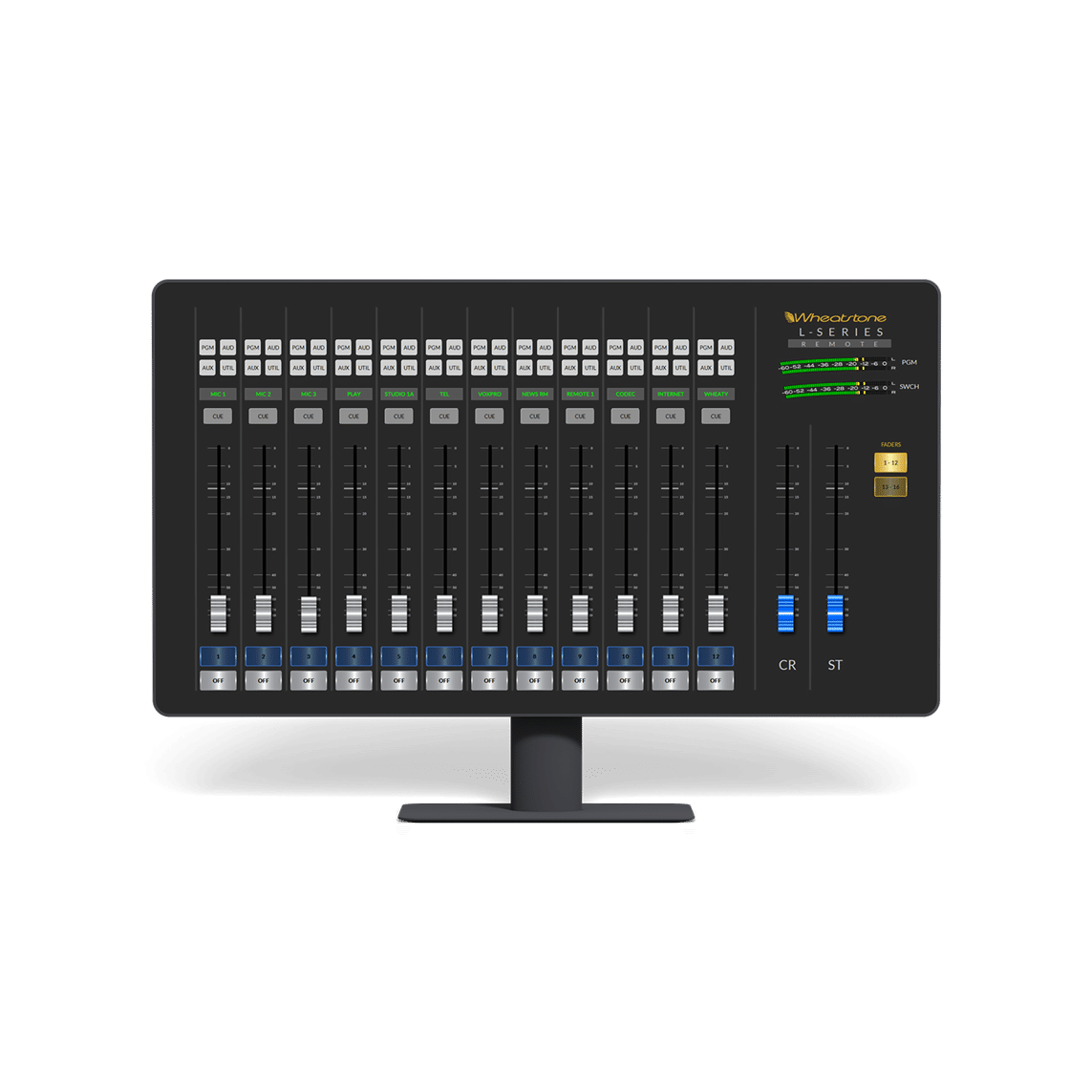 Wheatstone L-8 Fader Console with ip88cb Blade - Image 8