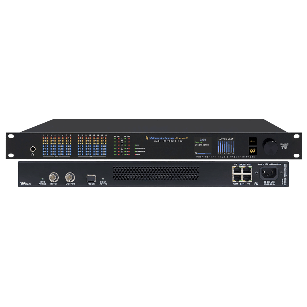 Wheatstone IP88-3MADI Blade
