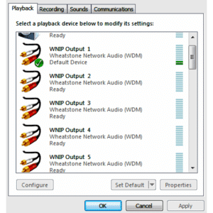 Wheatstone WNPC-1UW WheatNet IP Single-Channel PC AOIP Driver Software and Dongle