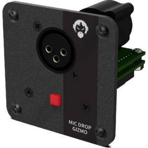 Studio microphone mute switch