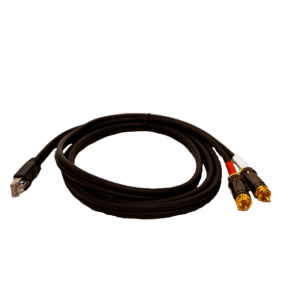 ClickIT Cable RJ-45 M to 2 x RCA Male